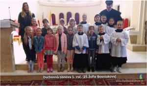 Duchovná obnova - 1. ročník ZŚ ŽB