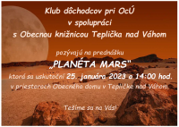 Prednáška Planeta Mars