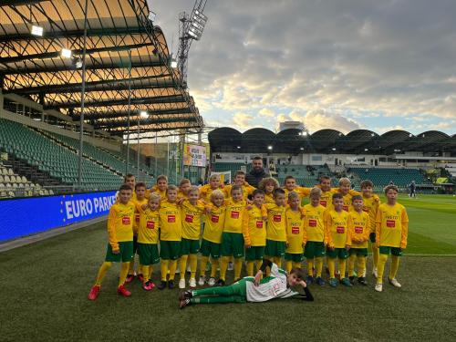 Prípravkári na žilinskom futbalovom štadióne