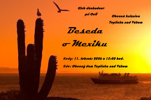 pozvánka na besedu o Mexiku 2026