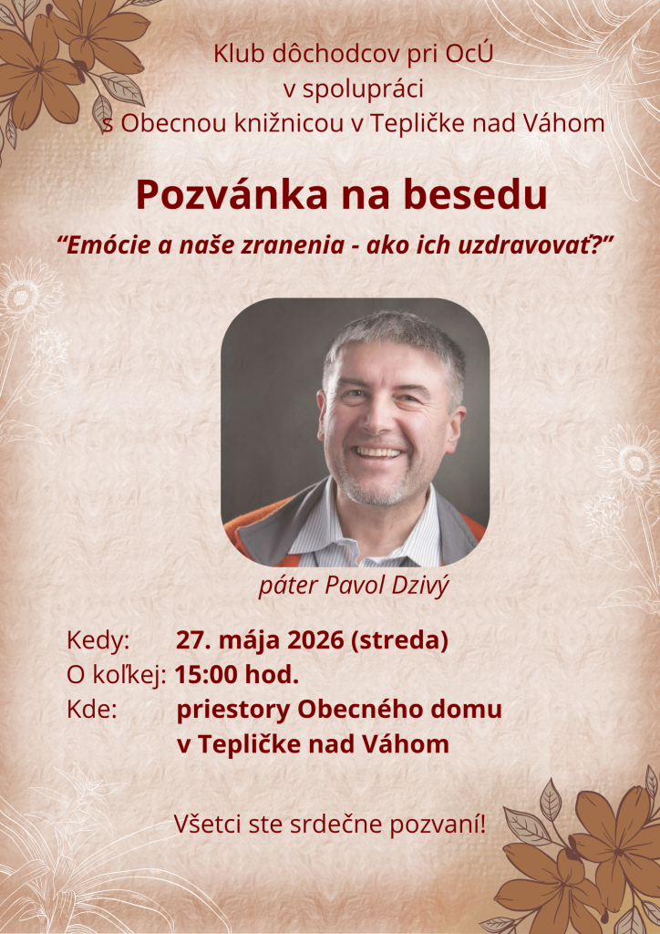 plagát beseda 