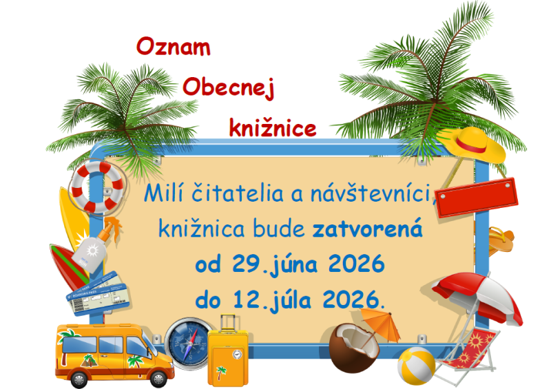 oznam knižnice
